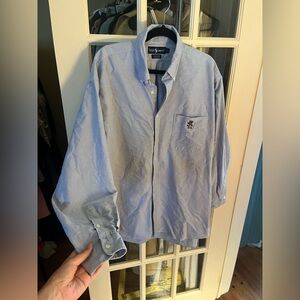 Rare Vintage 90s cotton Ralph Lauren “bear” button up